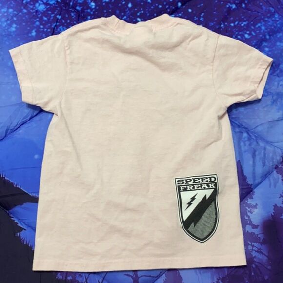 Speed Freak Womens Speed Punk T-Shirt Cotton Pink XL 18/20 Hot Rod Racing - Picture 3 of 4